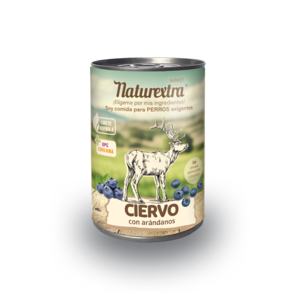 Naturextra Ciervo con Arandanos para Perros
