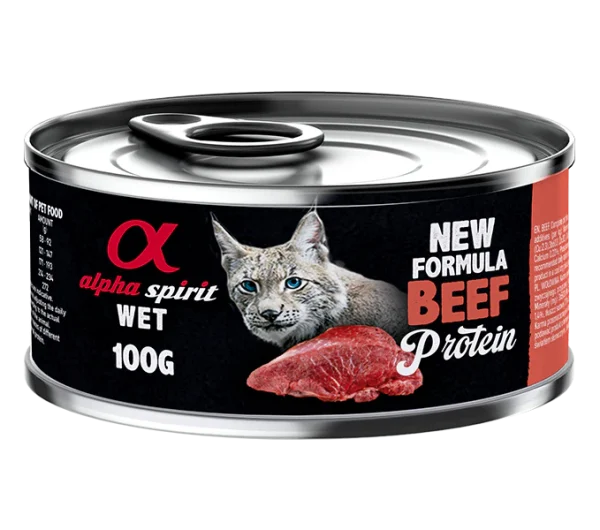 Alpha Spirit para gatos Ternera