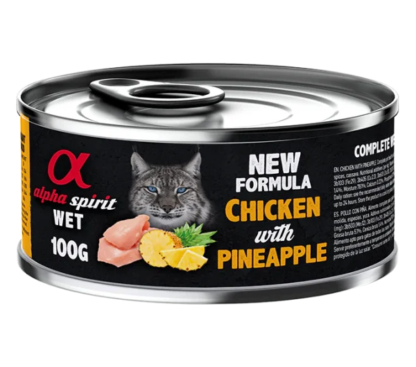 Alpha Spirit para gatos Pollo Con Piña