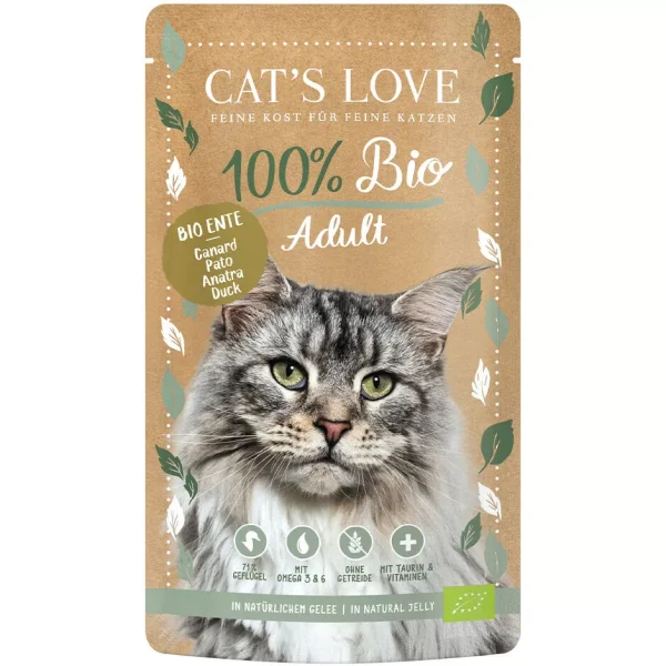 CAT'S LOVE para gatos bio Pato