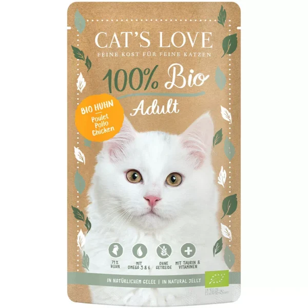 CAT'S LOVE para gatos Bio Pollo