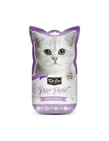 KITCATPurrPuree - Atún y Vieiras 60g