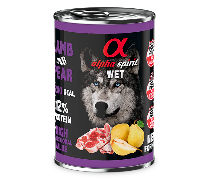 Alpha Spirit perro Córdero con pera