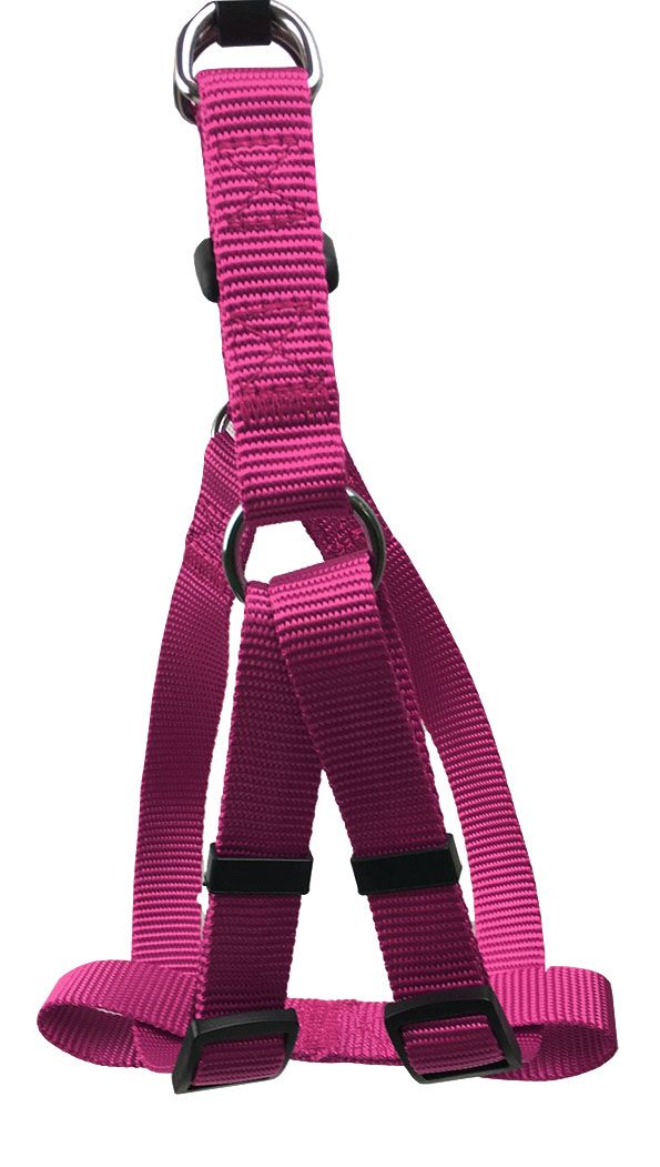 Arnés básico nylon rosa