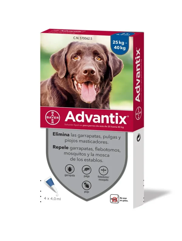 Advantix pipeta para perros de 25 a 40 kilos