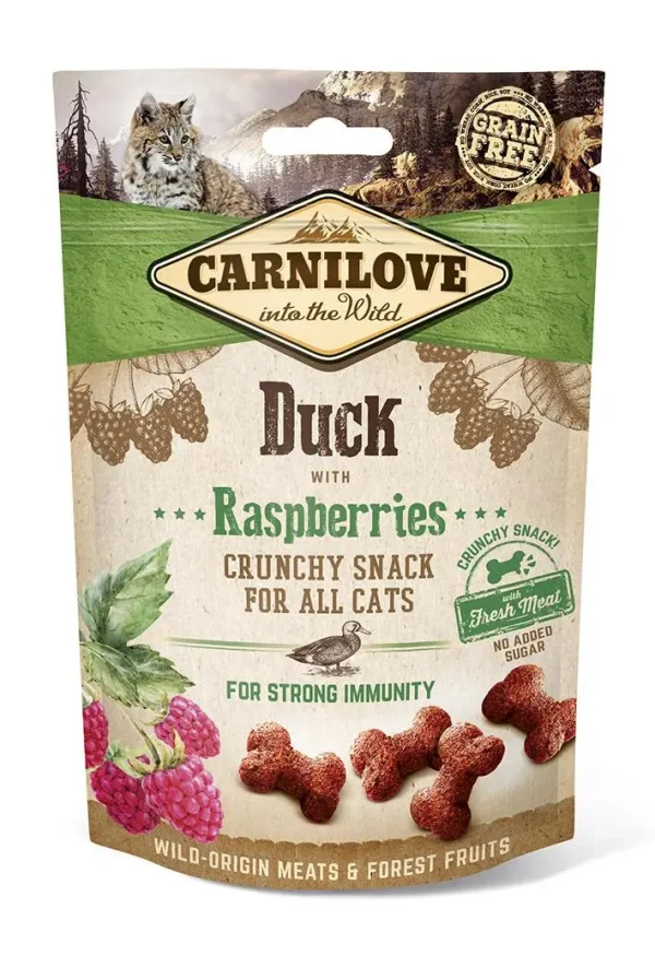 Snack gato Carnilove crujiente Pato