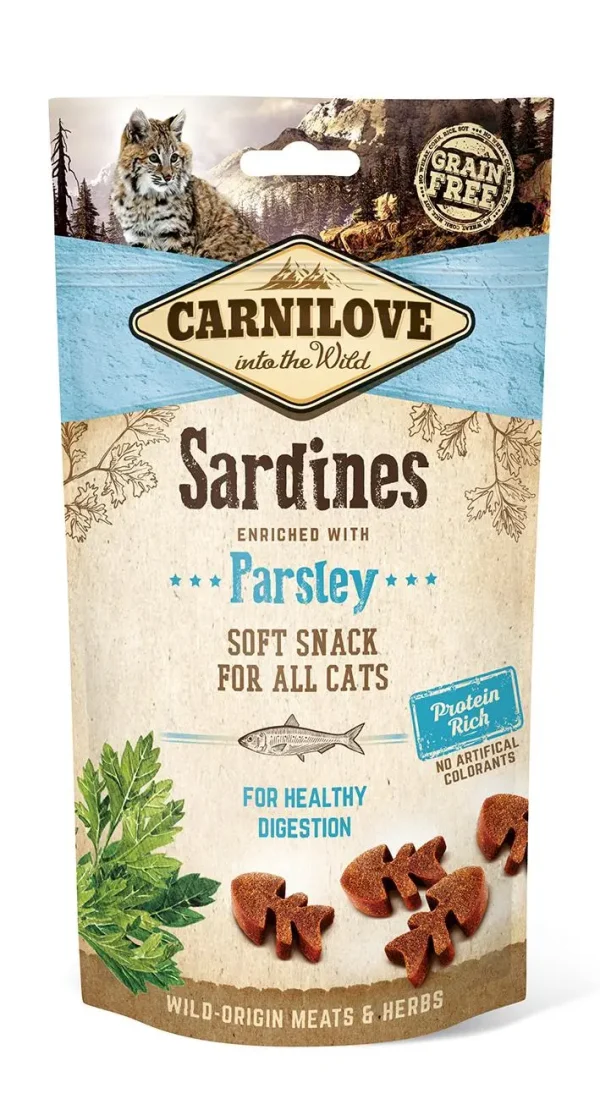 Snack gato Carnilove crujiente Sardinas