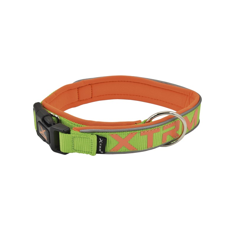Collar X-TRM neon verde y naranja