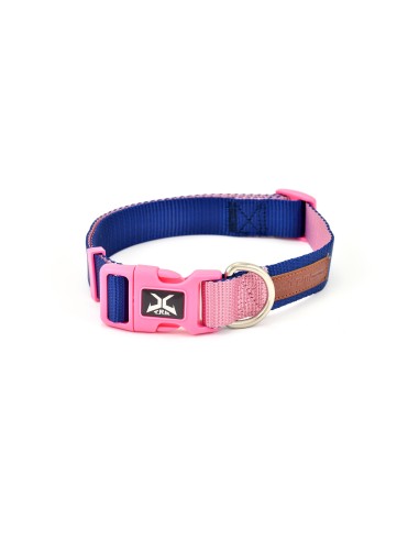 Collar X-TRM pro doble rosa azul