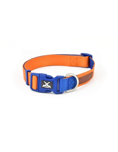 Collar X-TRM pro doble naranja azul