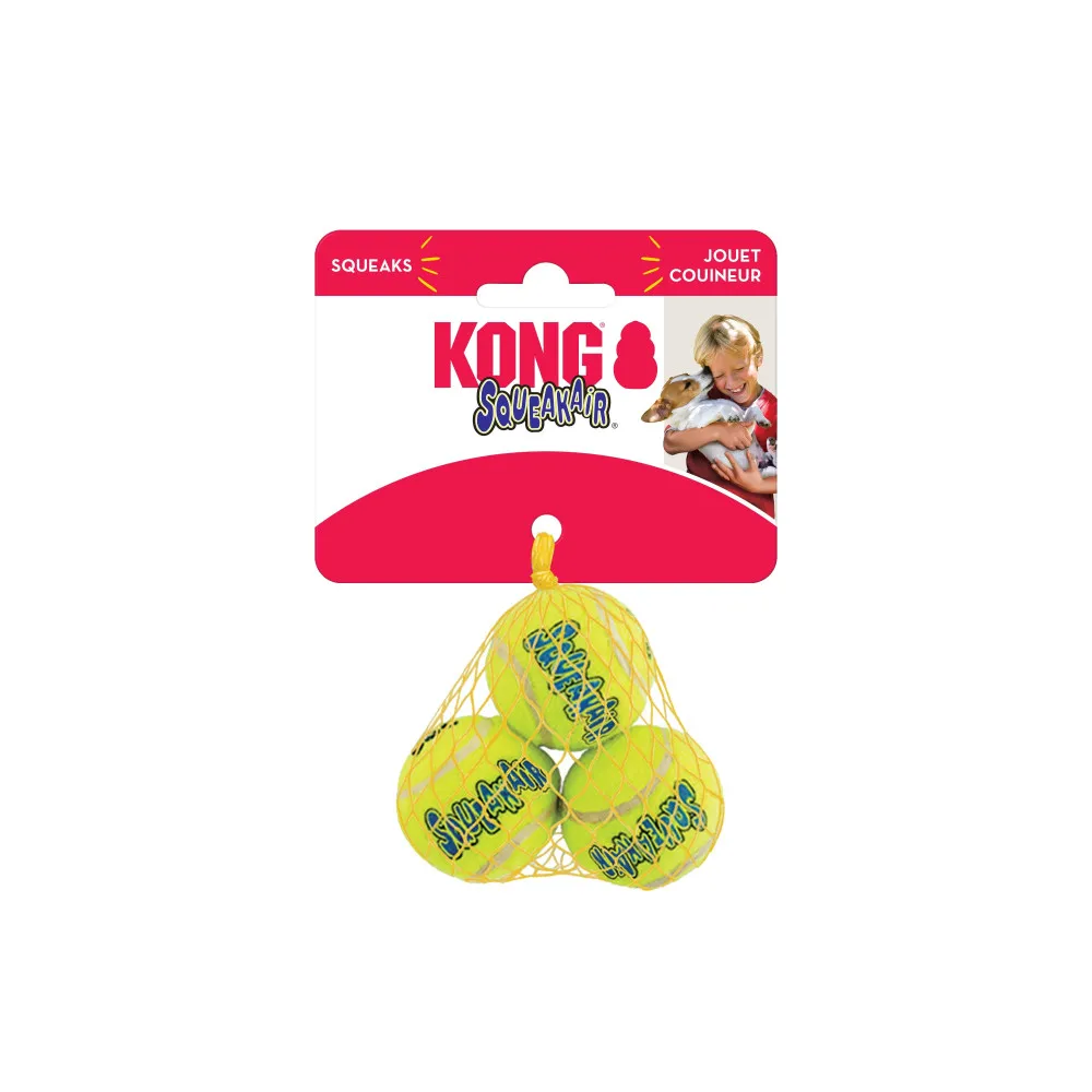 Kong Squeakair Tennis Ball Pelotas para Perros - Imagen 2