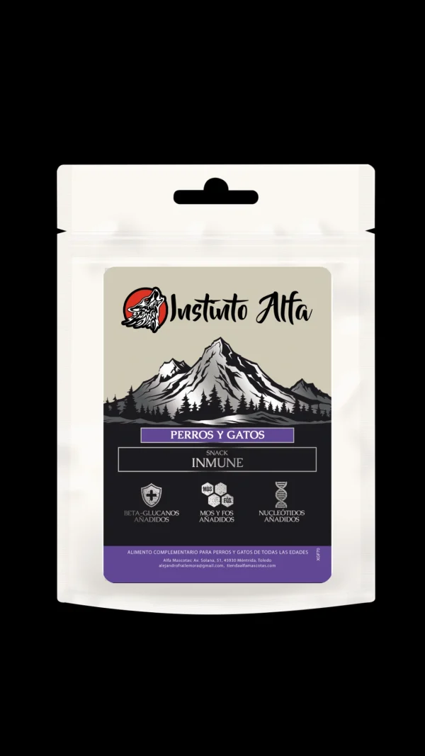 Snack Funcional Inmune Instinto Alfa Para perros y gatos