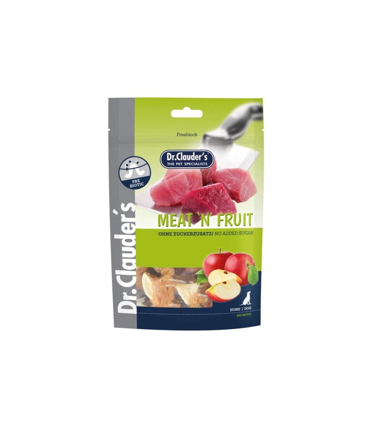 Snacks Dr Clauder's para perros con fruta pollo y manzana