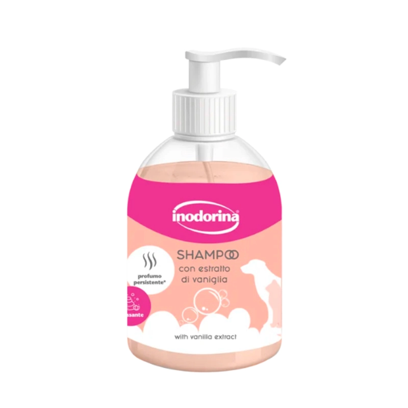 Champú inodorina con extracto de vainilla para perros