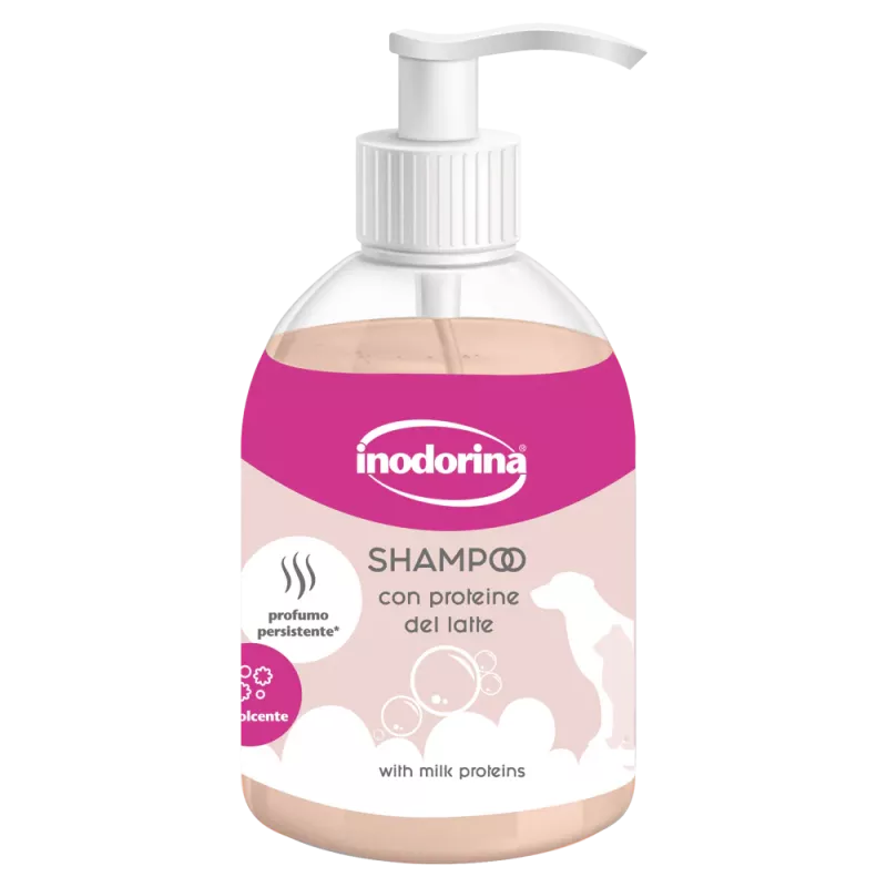 Champú inodorina con proteína de leche para perros