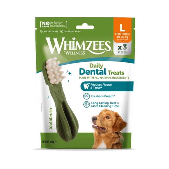 Whimzees Snack Dentales para perros talla L